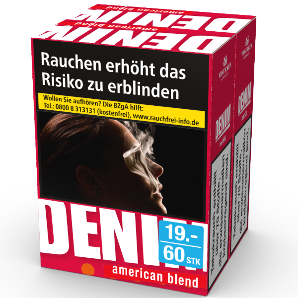 Denim Red Duo-Pack 4 x 60 Zigaretten Denim Red Duo-Pack 4 x 60 Zigaretten